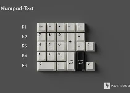 Keykobo BOW ABS Double-shot Keycap Set