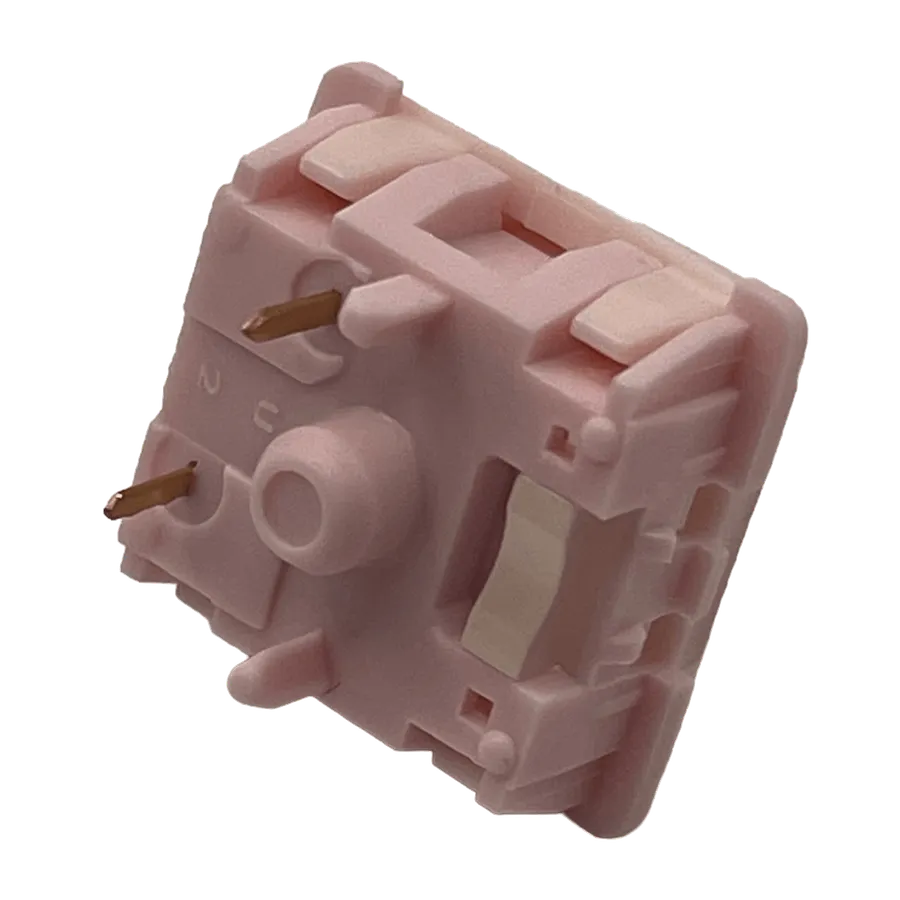 Huano Sakura V2 switch close-up with pink housing