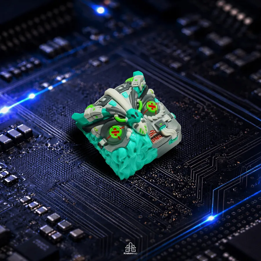 Mecha Owl Artisan Keycap