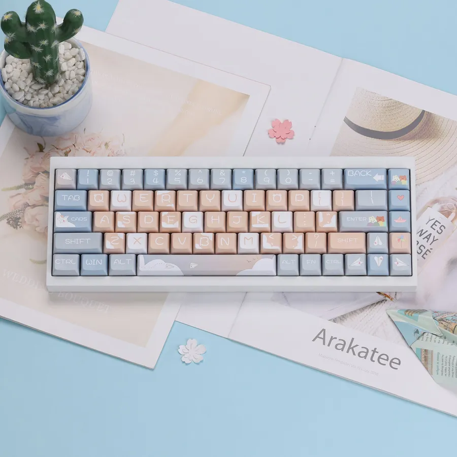 Paper Airplane XDA Profile Keycaps Set