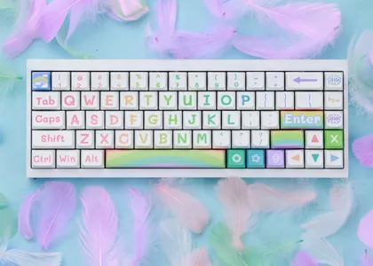 Rainbow MDA Profile keycaps set