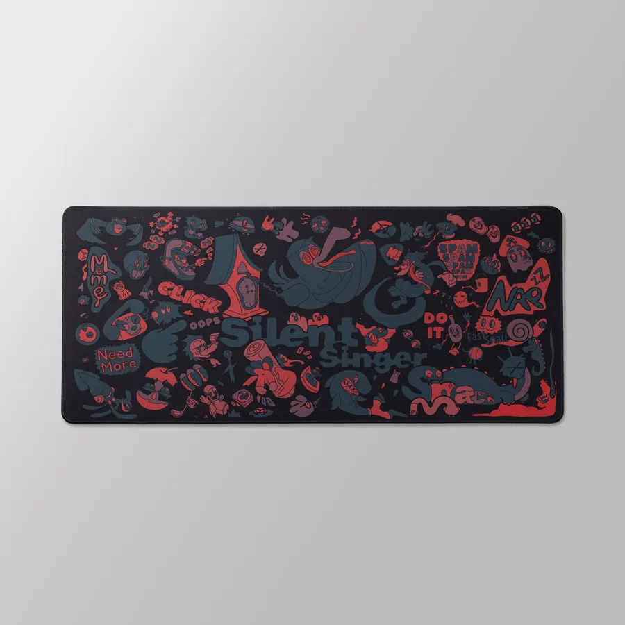 Retro Toon Chaos Deskmat