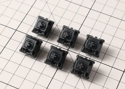 Cherry Black MX Hyperglide linear switches MX1A-11NW