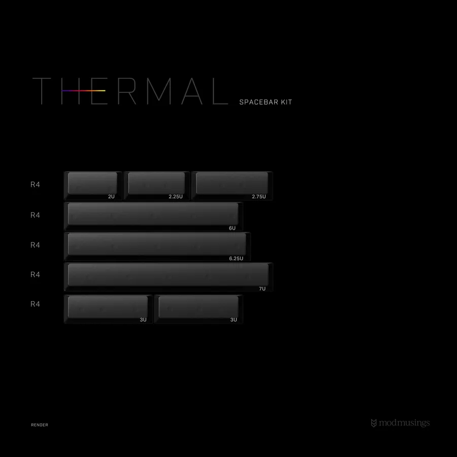 PBTfans Thermal Spacebars