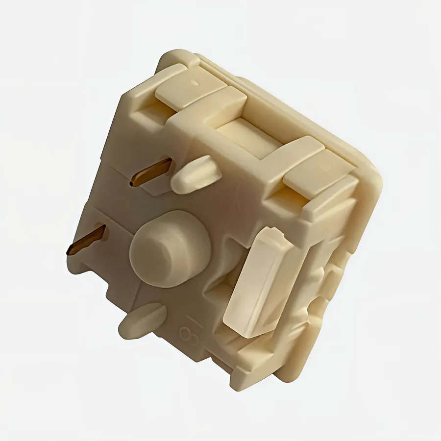 HMX Butter Silent switch close-up with transparent housing
