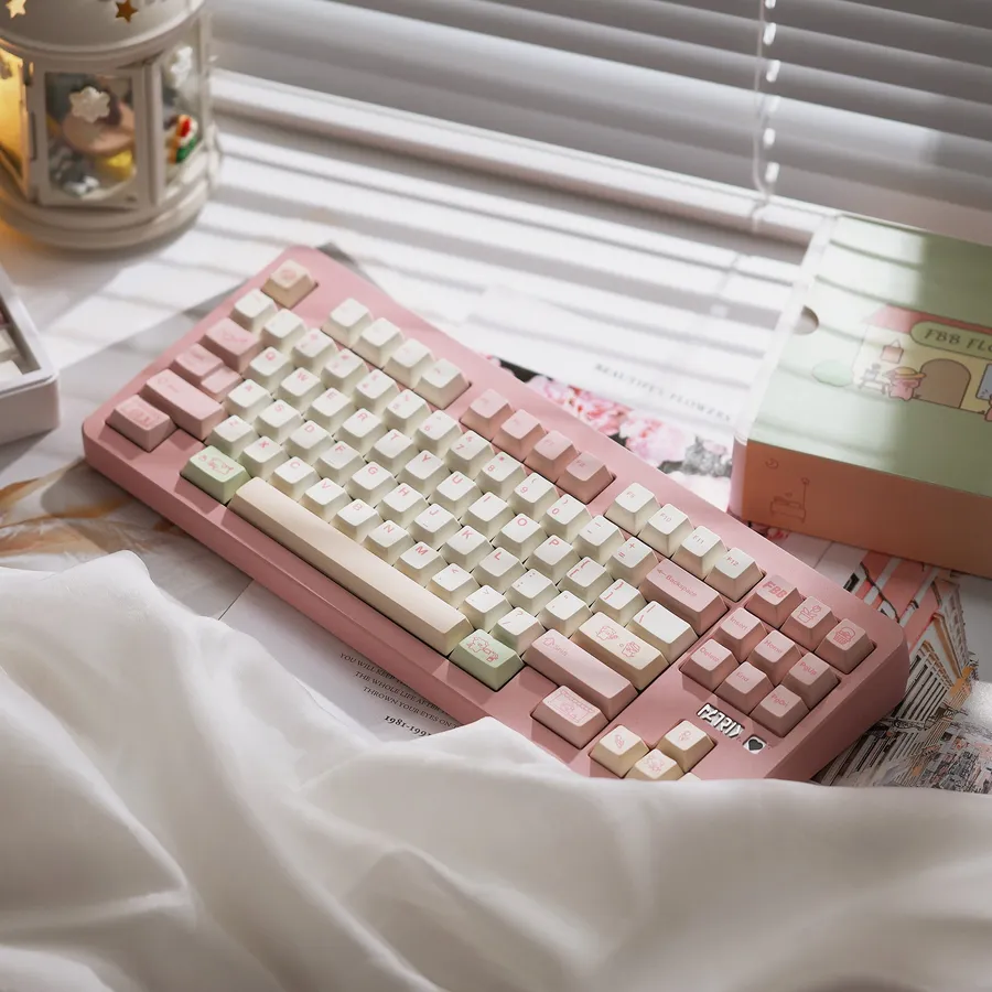 Flower Cherry profile Keycaps