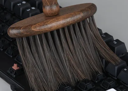 KBDfans Keyboard Mahogany Cleaning Brush