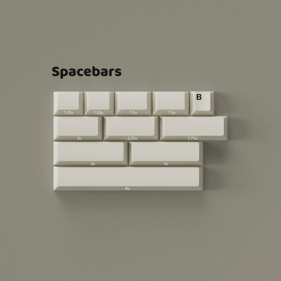 PBTfans Doppelganger Multilingual Spacebar Kit
