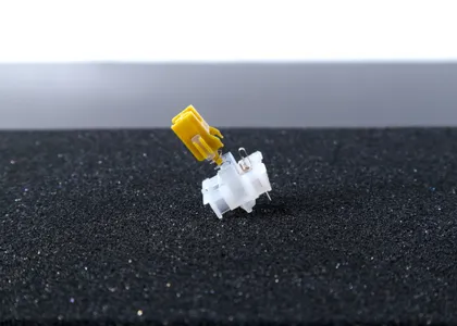 Side view of Gazzew U4Tx RGB Tactile Switches