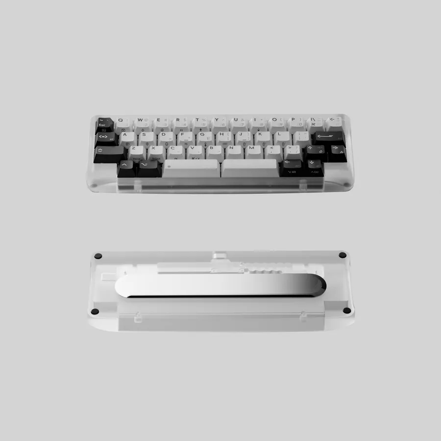 Ready to use Agar mini Dual-mode version with keycaps