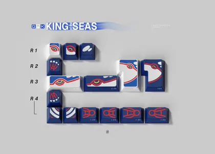 GMK CYL King of the Seas Blue Novelties