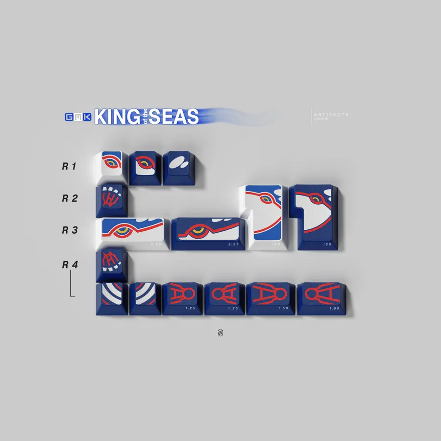 GMK CYL King of the Seas Blue Novelties