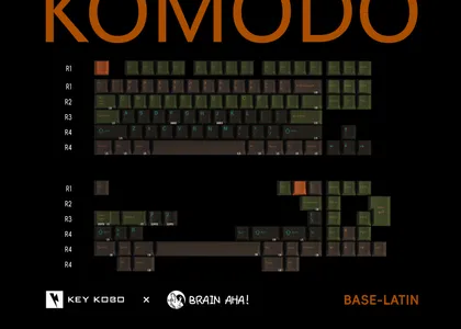 Keykobo Komodo ABS Double-shot Keycap Set