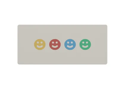 PBTfans Cool Kids Deskmat Smileys Line
