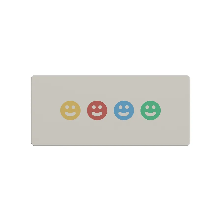 PBTfans Cool Kids Deskmat Smileys Line
