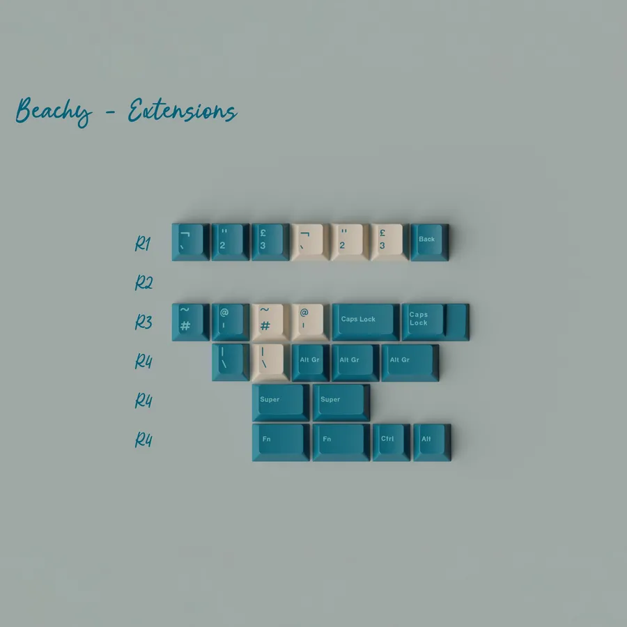 GMK CYL Just Beachy Extensions
