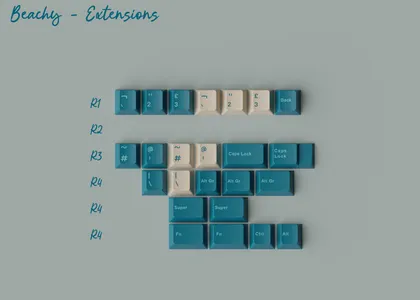 GMK CYL Just Beachy Extensions