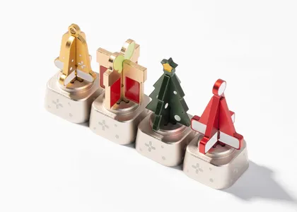 Christmas Aluminum Alloy Artisan Keycap