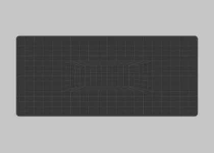 PBTfans Clarvoy Deskmat Black