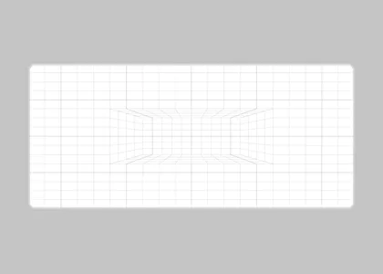 PBTfans Clarvoy Deskmat White