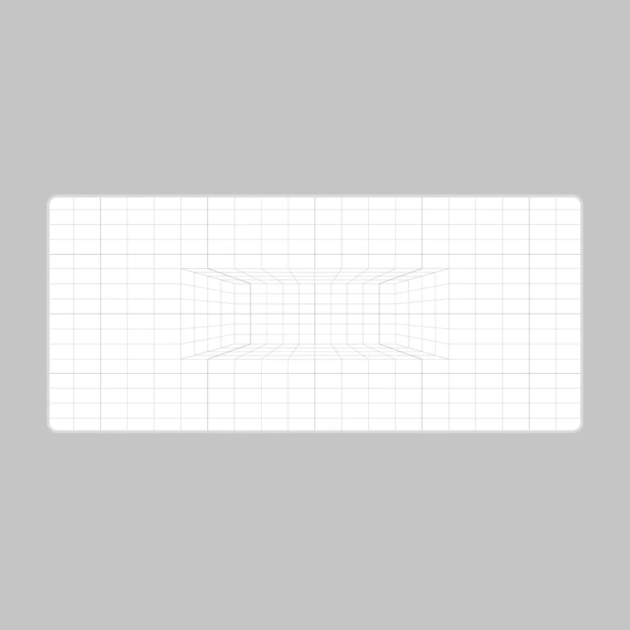 PBTfans Clarvoy Deskmat White