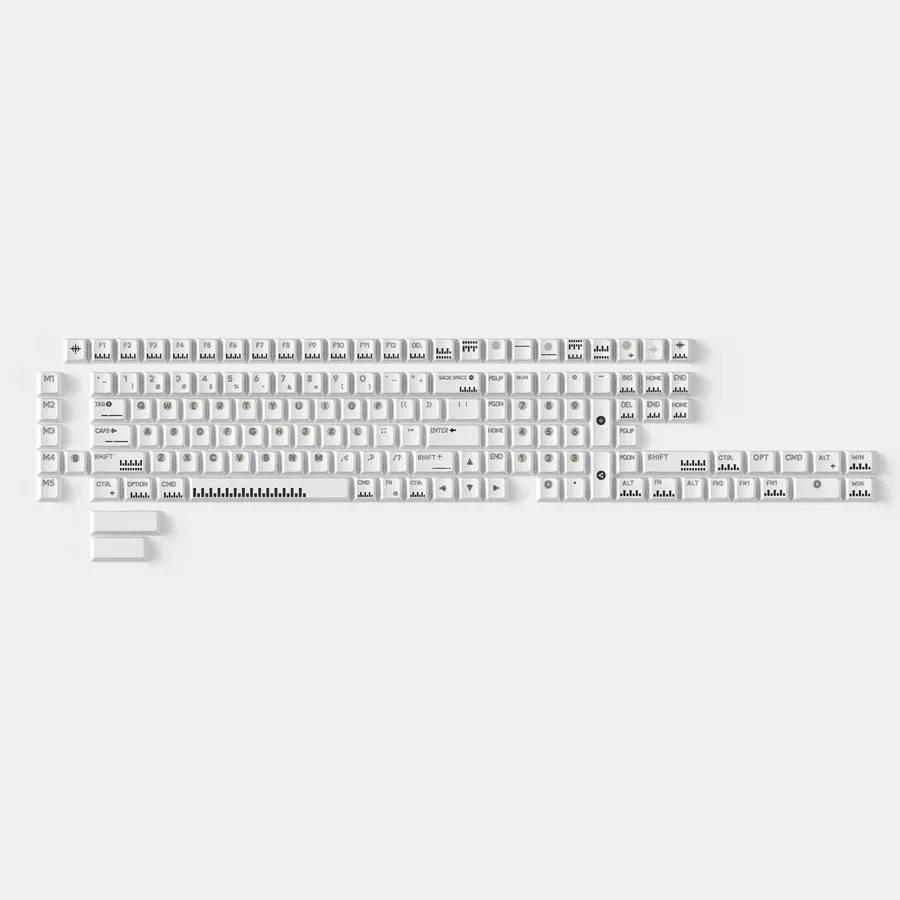 Classic Piano-Cherry Profile Dye-Sub PBT Full Keycap Set