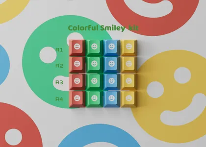 PBTfans Cool Kids Colorful Smiley
