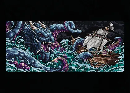 GMK Davy Jones' Locker Deskmat Survival