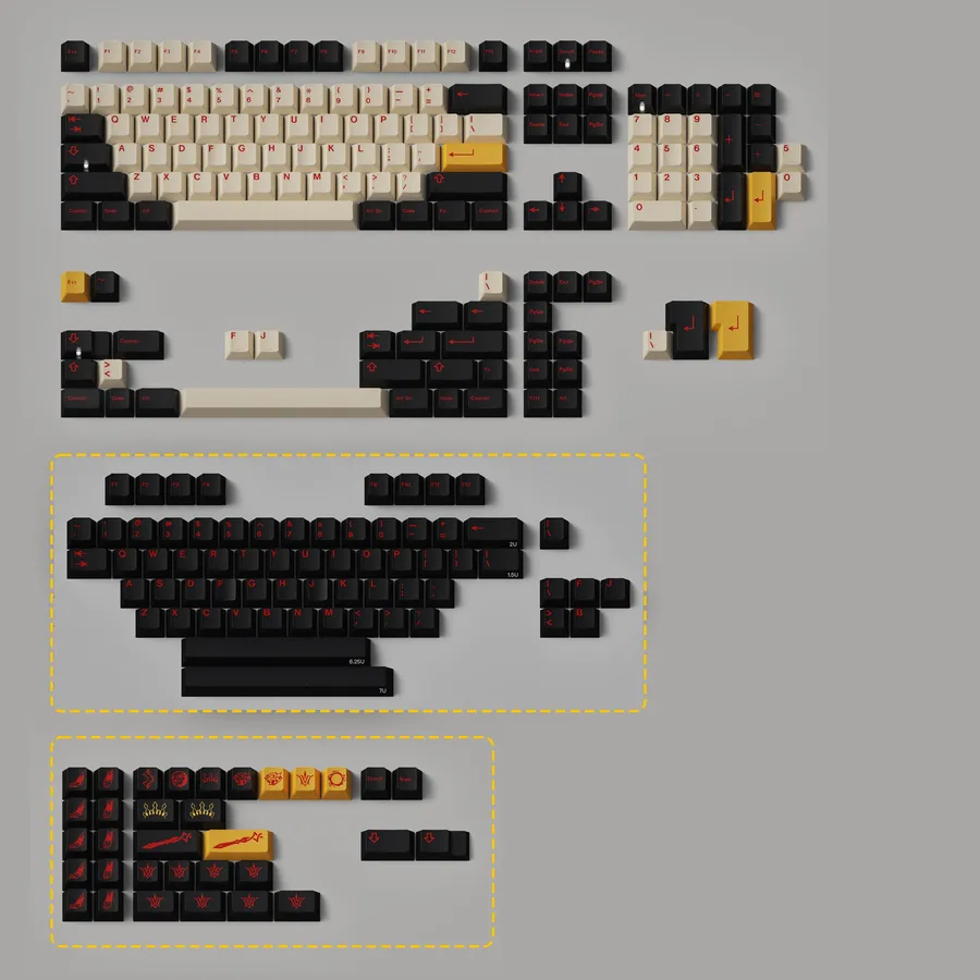 GMK CYL Ishtar R2 Base+Novelties+Alphas
