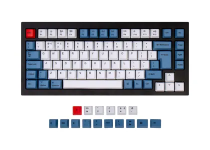 ISO Q1 & Q1 Pro & V1 & K2 & K2 Pro OEM Dye-Sub PBT Keycap Set - Blue