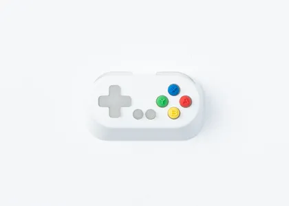 Gamepad Controller Capslock Aluminum Alloy Artisan Keycap