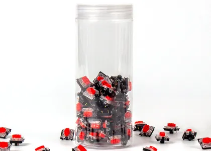 Gateron Low Profile Mechanical Red Switch Set