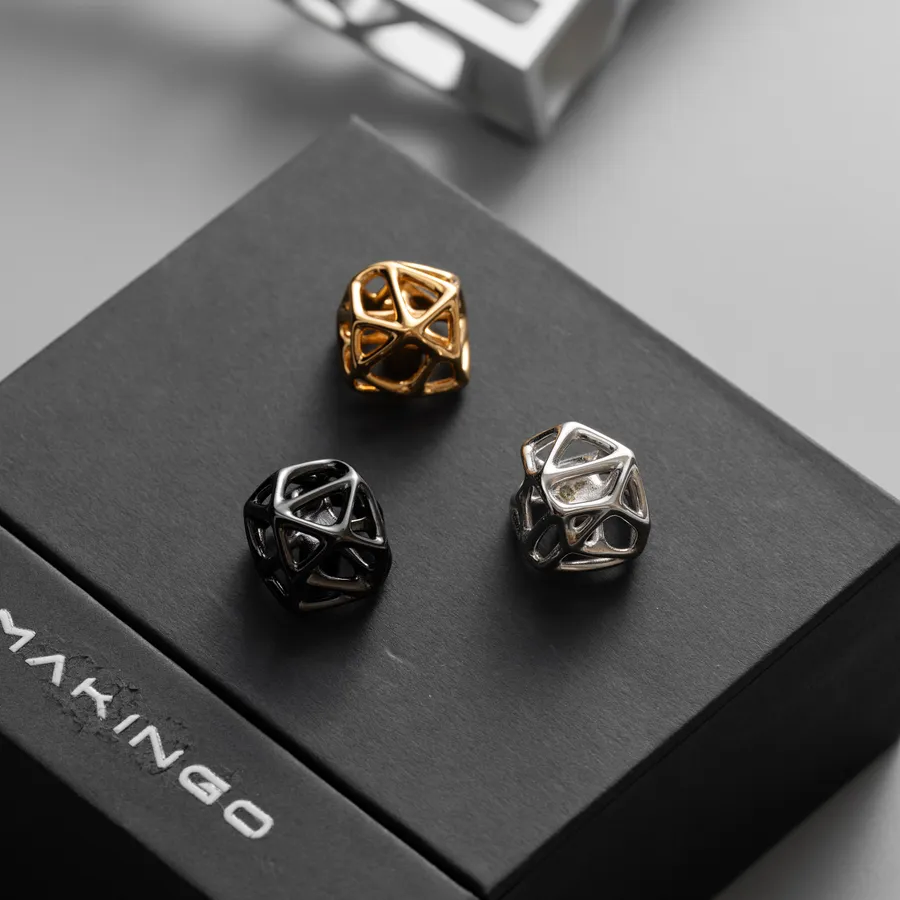 Makingo Crystal lattice of cells Artisan Metal Keycap