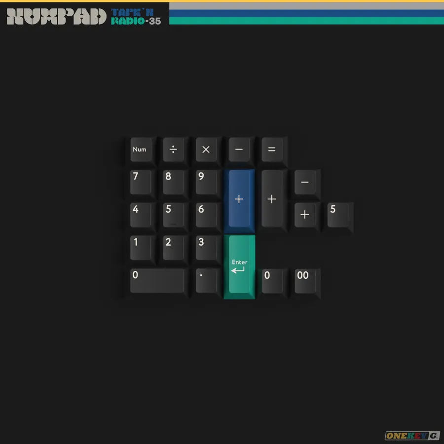 PBTfans Tape & Radio Numpad