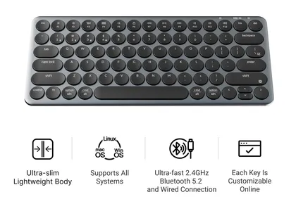 Keychron B3 Pro Ultra-Slim Wireless Keyboard