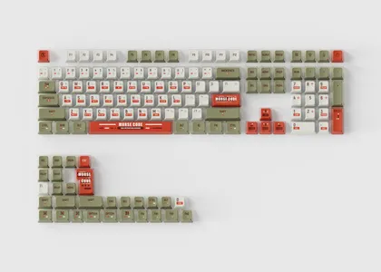 Keychron OEM Dye Sub PBT Full Set Keycap Set Morse Code