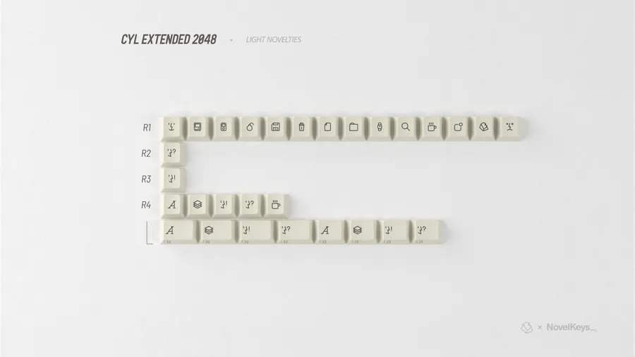 GMK CYL Extended 2048 Keycaps