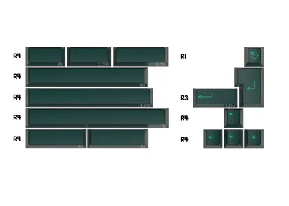 PBTfans Neon Spacebar 3 Kit