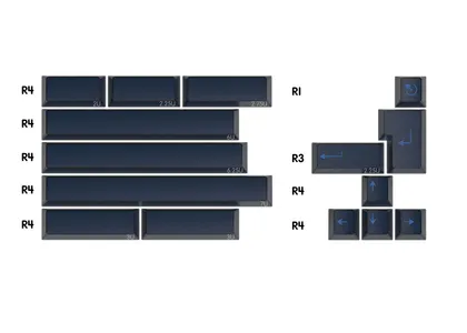 PBTfans Neon Spacebar 4 Kit
