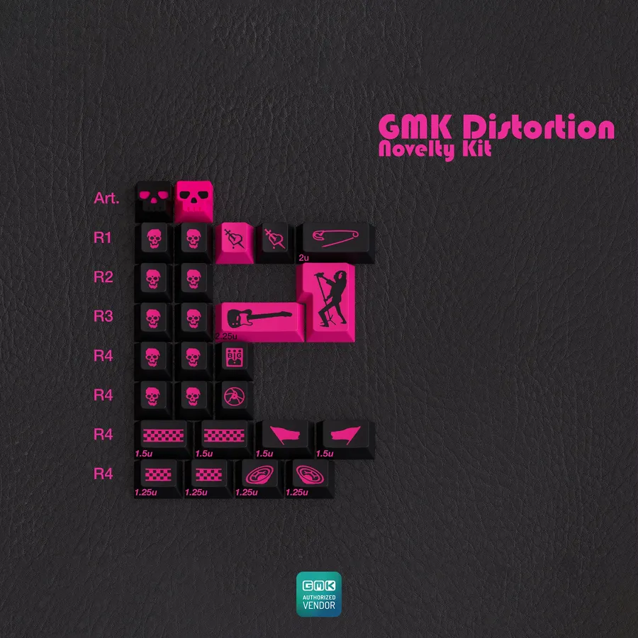 GMK CYL Distortion Novelties