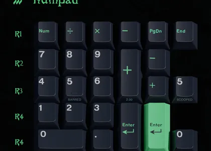 GMK Davy Jones' Locker Numpad
