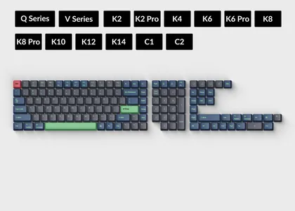 Keychron OEM Dye Sub Keycap Set Hacker Version C