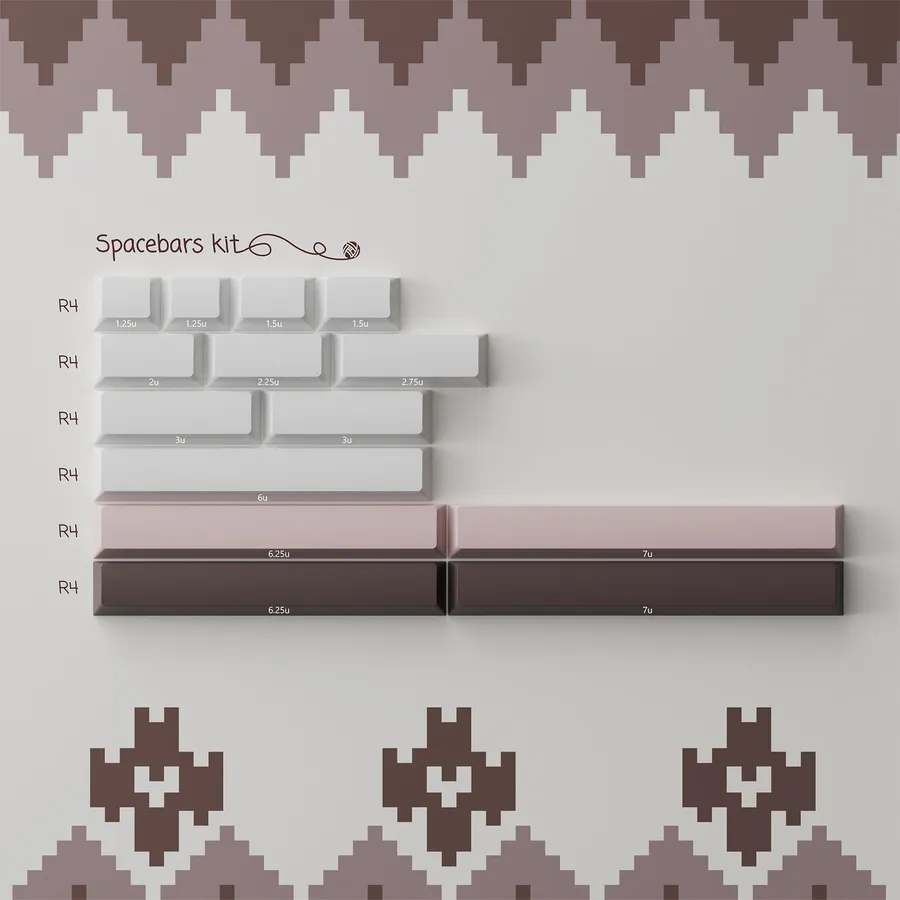PBTfans Fair Isle Spacebars