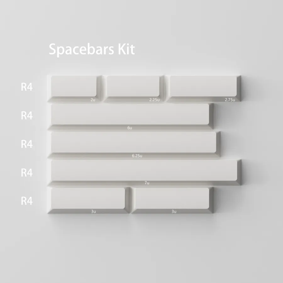 PBTfans Virtuoso Spacebars White