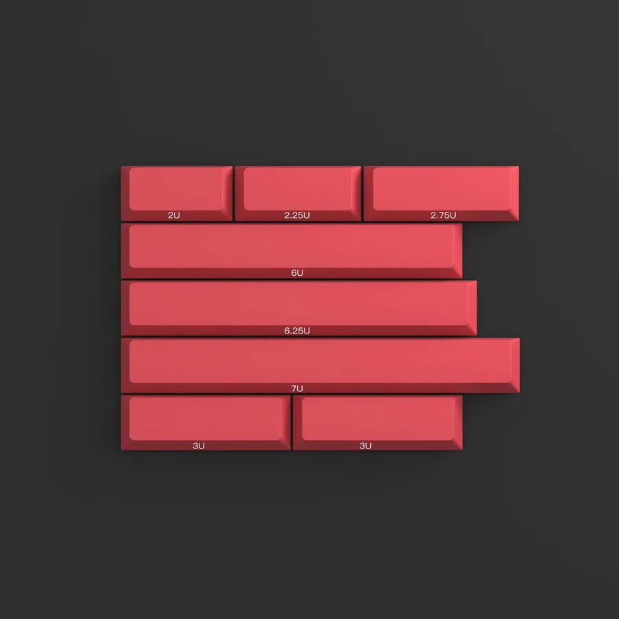 PBTfans Dolch Red Spacebar Kit