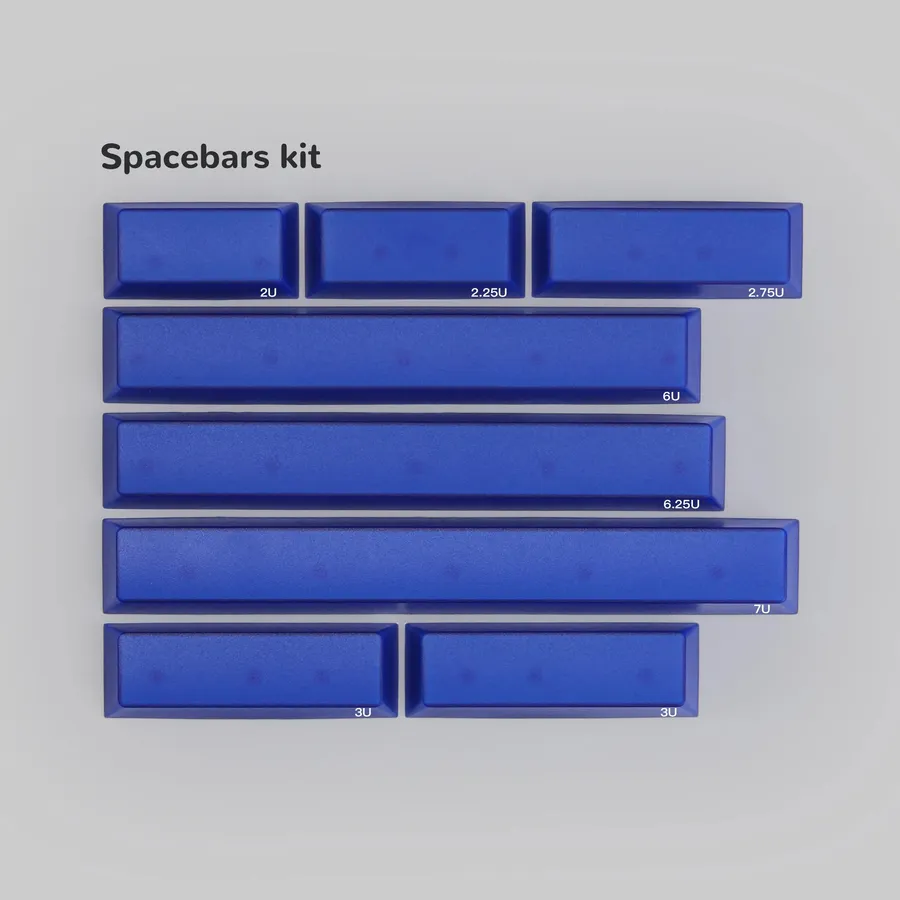 PBTfans Klein Blue R2 Spacebar Kit