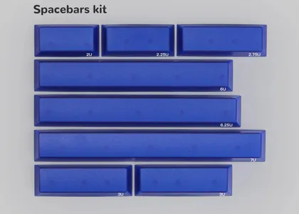 PBTfans Klein Blue R2 Spacebar Kit