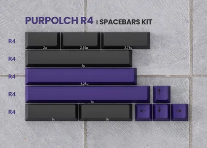 PBTfans Purpolch R4 Spacebars