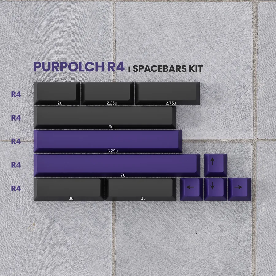 PBTfans Purpolch R4 Spacebars