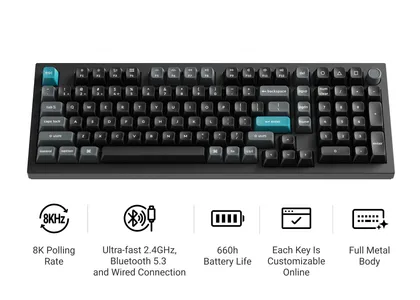 Keychron Q5_Ultra Wireless Hot Swappable Mechanical Keyboard Silk POM Switch-_features